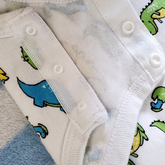 Dinosaur themed overalls trio - Picture 3 of 7